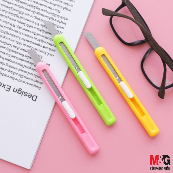 Dao dọc giấy thép Nhật nhiều màu SK5 9mm ASS91452