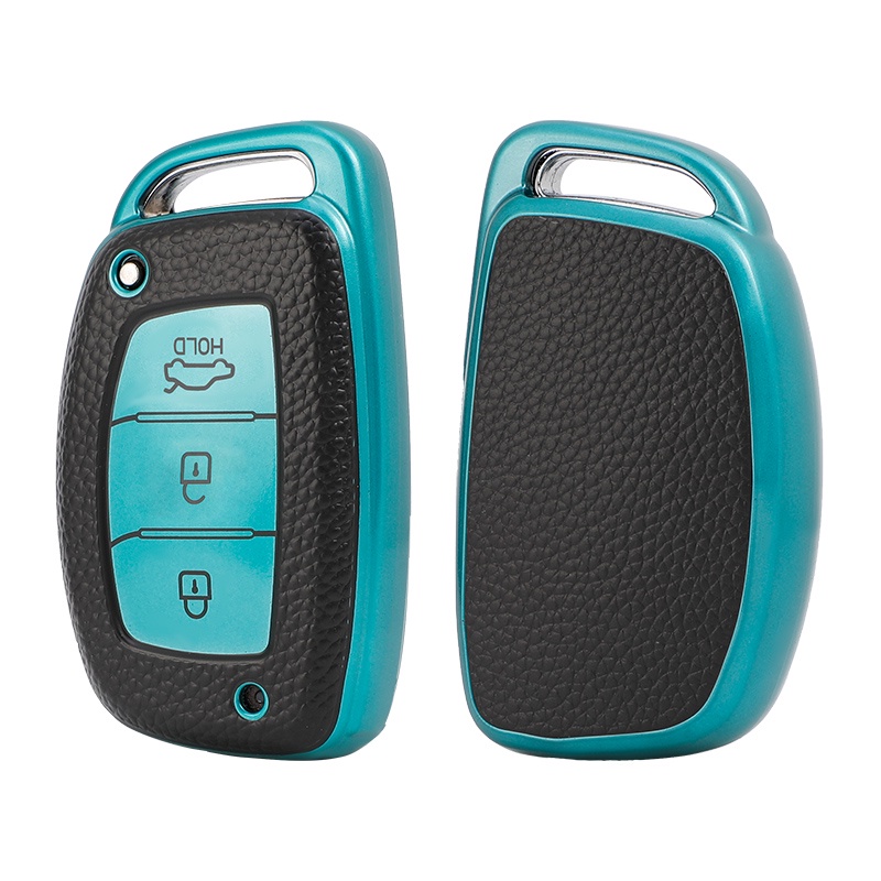 Bao Da Bảo Vệ Chìa Khóa Xe Hyundai Elantra HB20 I10 I20 I30 IX25 IX35 IX45 TUCSON