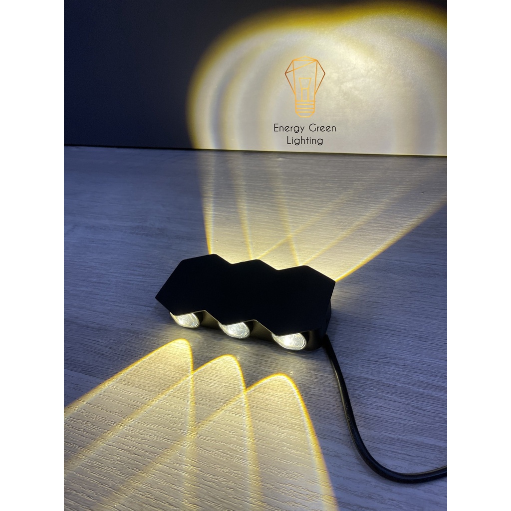 Đèn Hắt Tường Energy Green Lighting Chống Nước 2 Đầu Chiếu Sáng DT-2269 4W-6W Ánh Sáng Trắng/Vàng/Nhiều Màu