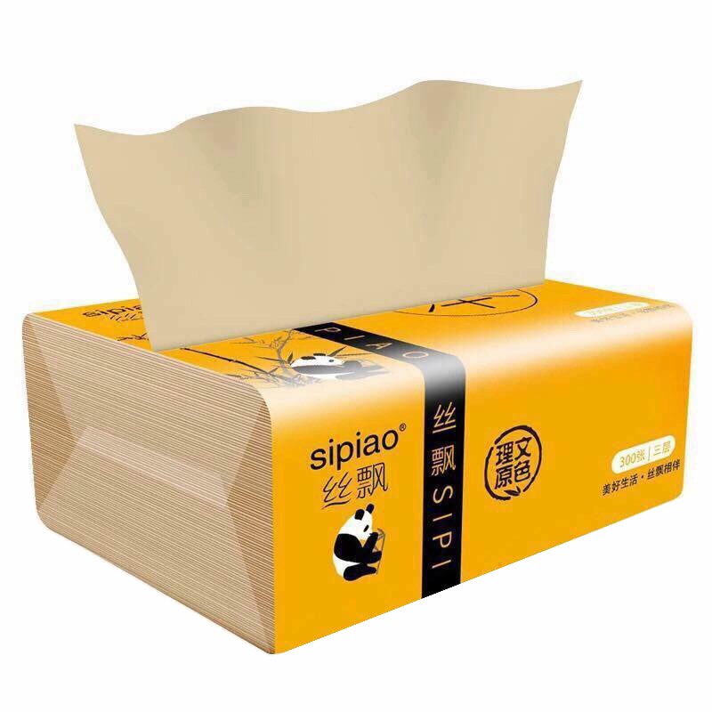 (1 GÓI) Giấy ăn gấu trúc Sipiao siêu dai - hàng chuẩn nội địa trung