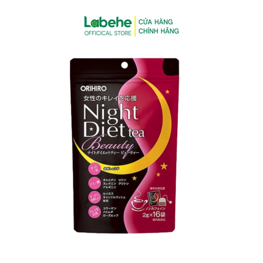 Trà giảm cân Beauty Collagen Orihiro 16 gói