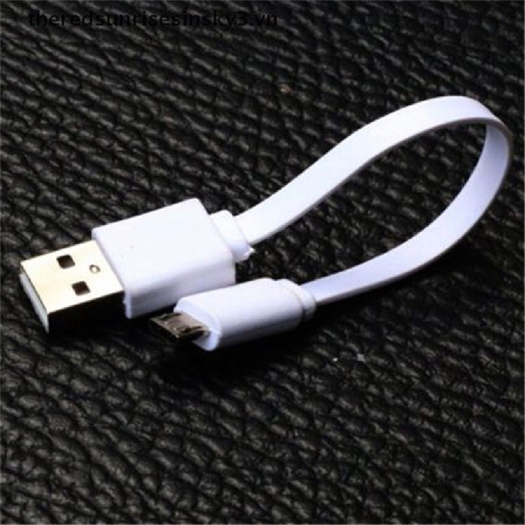 Bộ 2 Cáp Sạc Micro USB Siêu Ngắn 20CM Cho Điện Thoại