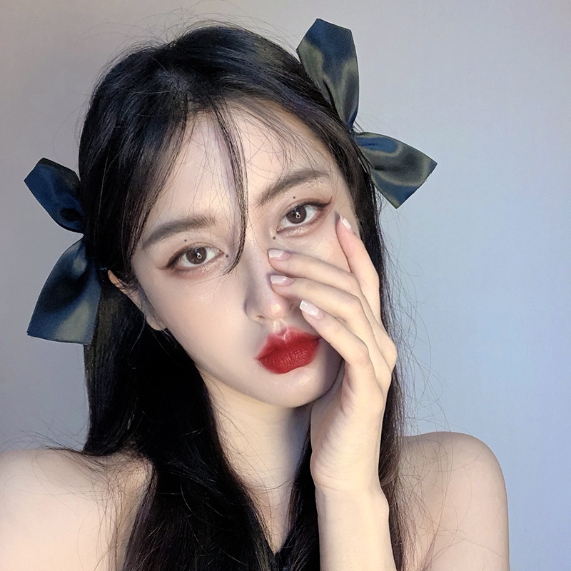 We Flower Cặp kẹp tóc hình nơ phối ruy băng đáng yêu sành điệu dành cho nữ