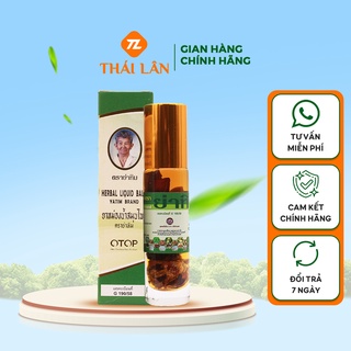 Dầu gió thảo dược 22 vị Otop Herbal Liquid Balm Yatim Brand 8ml, dầu xoa bóp giảm đau nhức