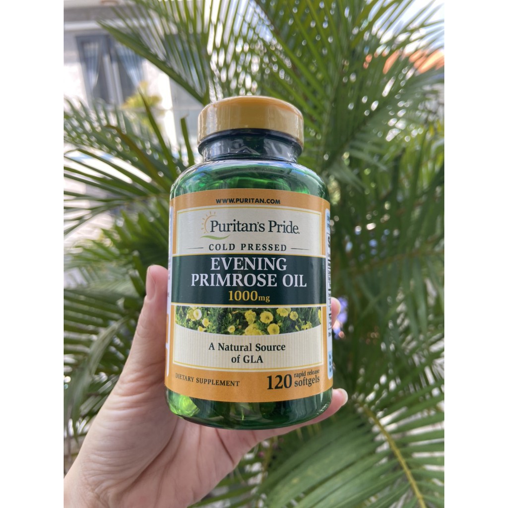 Viên Nang Mềm Tinh Dầu Hoa Anh Thảo Puritan's Pride 1000mg, 1300mg 120 viên