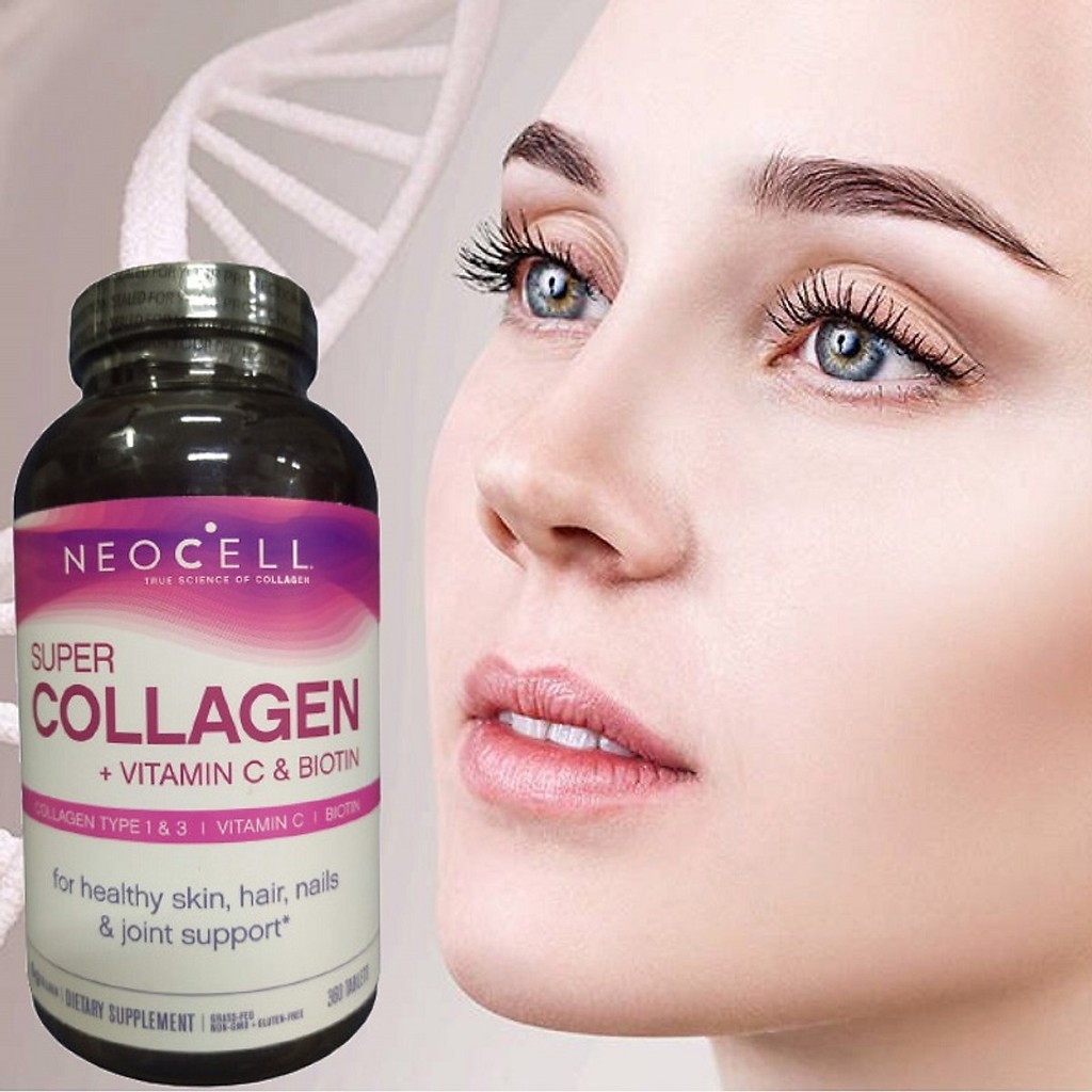 Viên uống Collagen Neocell Type 1 & 3 hộp 360 viên | Thế Giới Skin Care