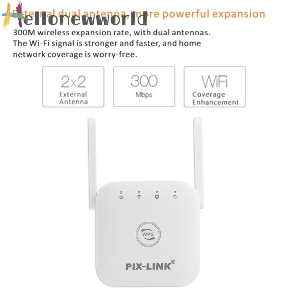 Bộ Khuếch Đại Tín Hiệu Wifi Không Dây 300mbps 2.4ghz 2 Ăng Ten | BigBuy360 - bigbuy360.vn