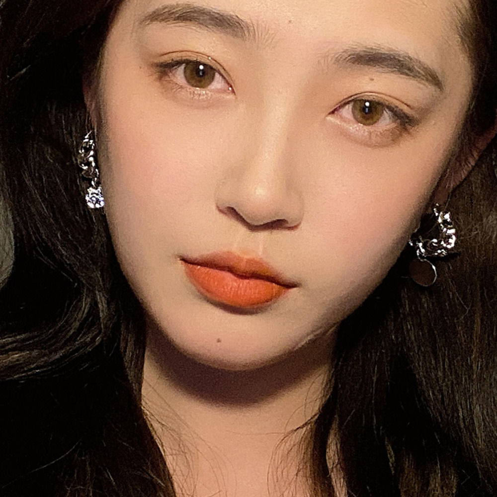 Khuyên Tai Hình Tròn Chữ Thập Cá Tính Hợp Thời Trang