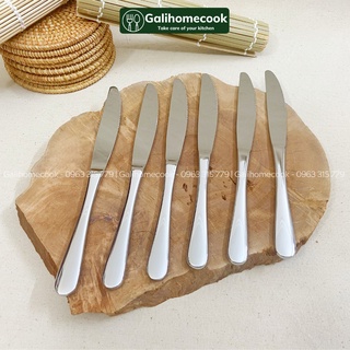 Bộ 6 Dao ăn bít tết inox 420 chuyên dụng phong cách Châu Âu sang trọng cao cấp | GaliHomecook Dao HL