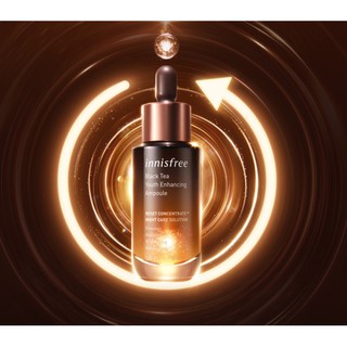 LANEIGE (Hàng Mới Về) Mặt Nạ Ngủ Tinh Chất Trà Đen Innisfree 30ml + Mặt Nạ Dưỡng Da Môi 20g
