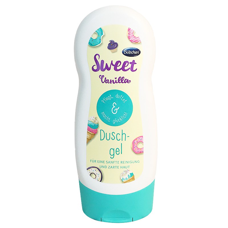 Sữa tắm trẻ em Buchen Kids Dugel Sweet vanila 230ml, Làm Sạch và Duy Trì Độ Ẩm Da Cho Trẻ