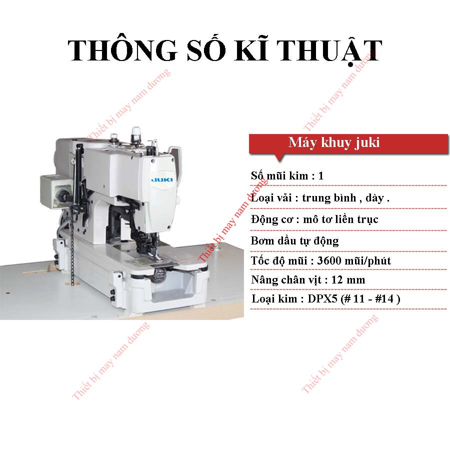 Máy may thùy khuy liền trục JUKI 781 &gt; máy may công nghiệp