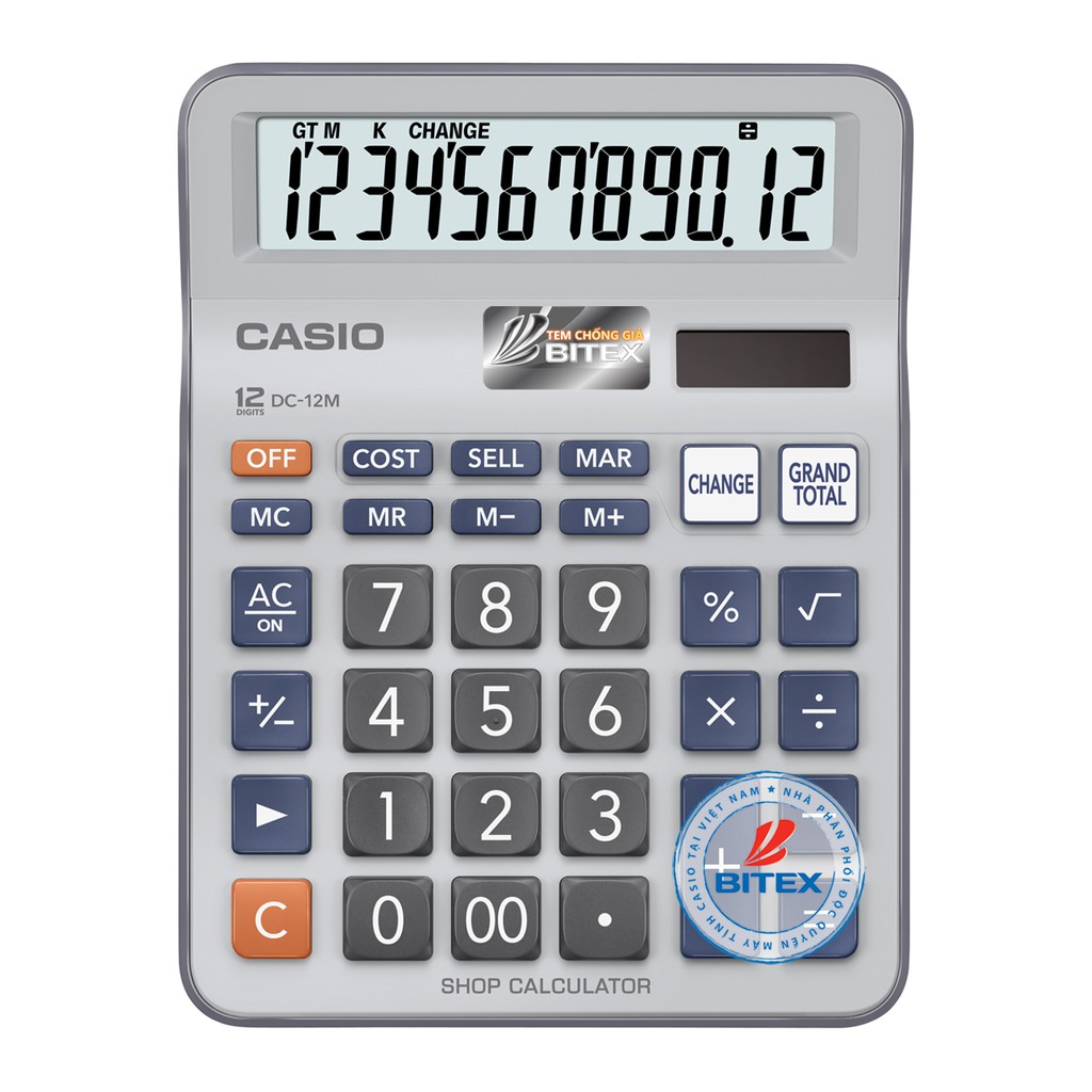 Máy tính Casio DC-12M