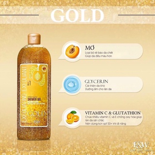 (HOT) SỮA TẮM F&W TẨY TẾ BÀO CHẾT 940ml Pháp