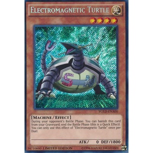 Thẻ bài Yugioh - TCG - Electromagnetic Turtle / YGLD-ENA00'