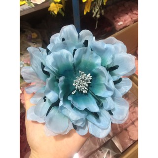 Hoa lụa cài áo cao cấp bản 16cm