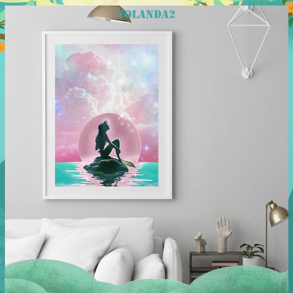 Bộ Tranh Đính Trang Trí Hình Đám Mây 5d Diy