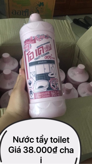 Nước Tẩy Toilet Okay Pink 960ml Thái Lan