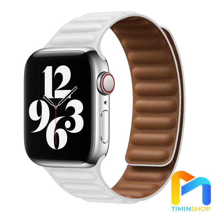 Dây Apple Watch Leather Link Da