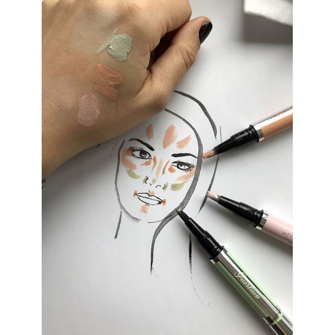 Kem che khuyết điểm Guerlain Metéo rites CC Glow Colour Correcting Highlighters