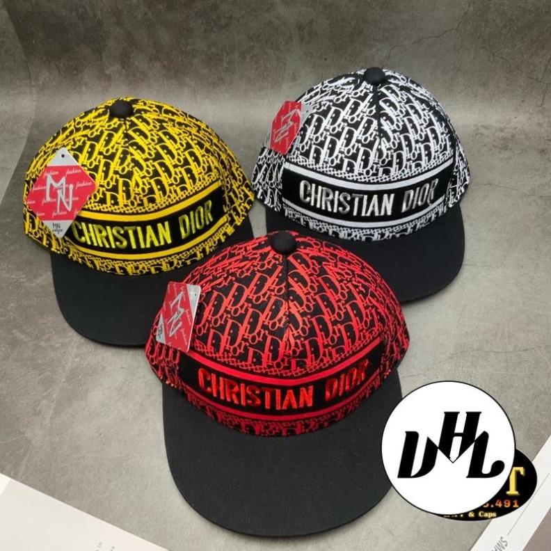 ( Size 1 - 3 tuổi ) Mũ Hiphop Thể Thao in Dio Vá Kết Đen Thời Trang Cho Bé Cao Cấp