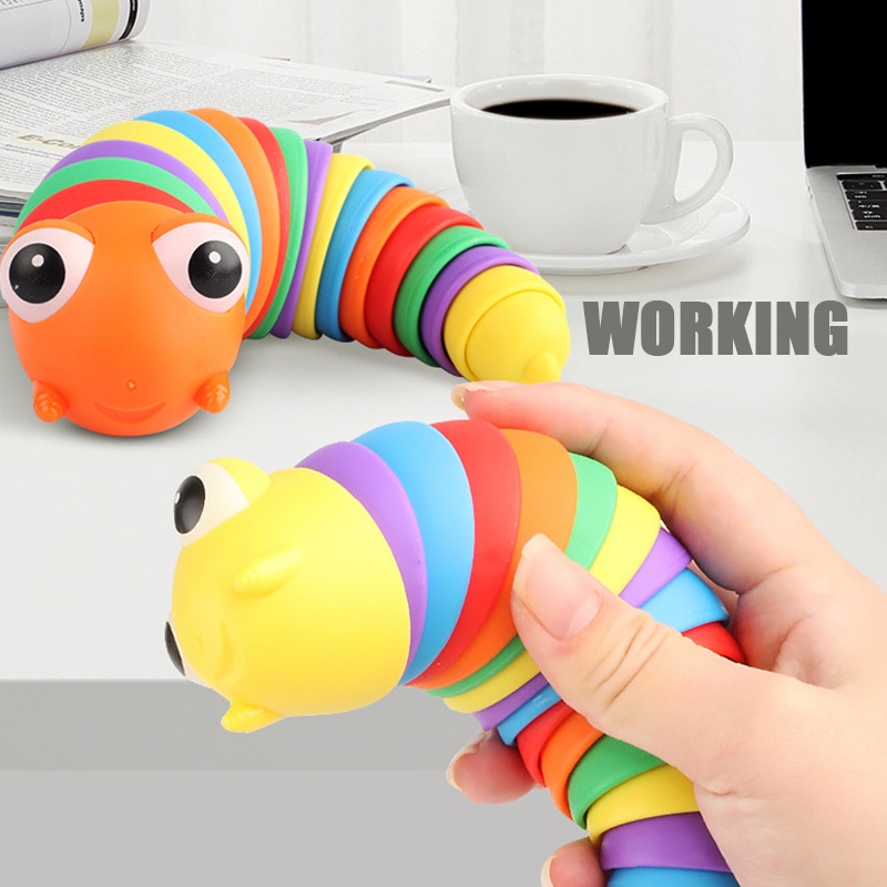 Đồ Chơi Con Sâu Bướm Nhiều Màu Sắc Tương Tác Giữa Bé Từ 1 2 3 Tuổi