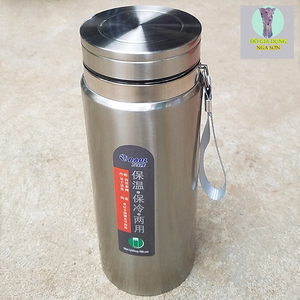 Bình giữ nhiệt Inox có quai xách 1.5 lít - Ca trà Inox 1.5 lít