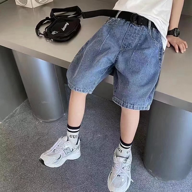 Quần short denim BXPB thời trang hè cho bé trai 3-15 tuổi