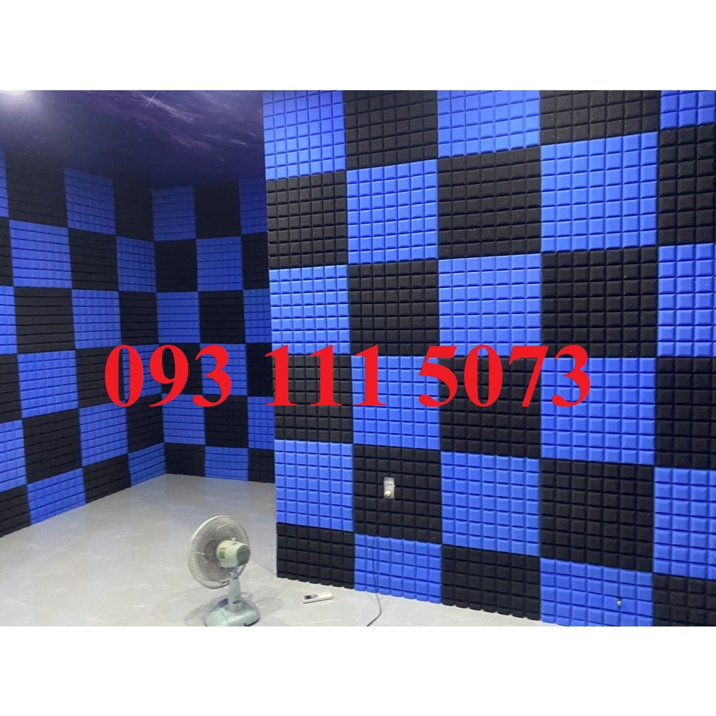 MÚT TIÊU ÂM VUÔNG mini KT50CMX50CMX5CM cho phòng thu, phòng bay lắc...