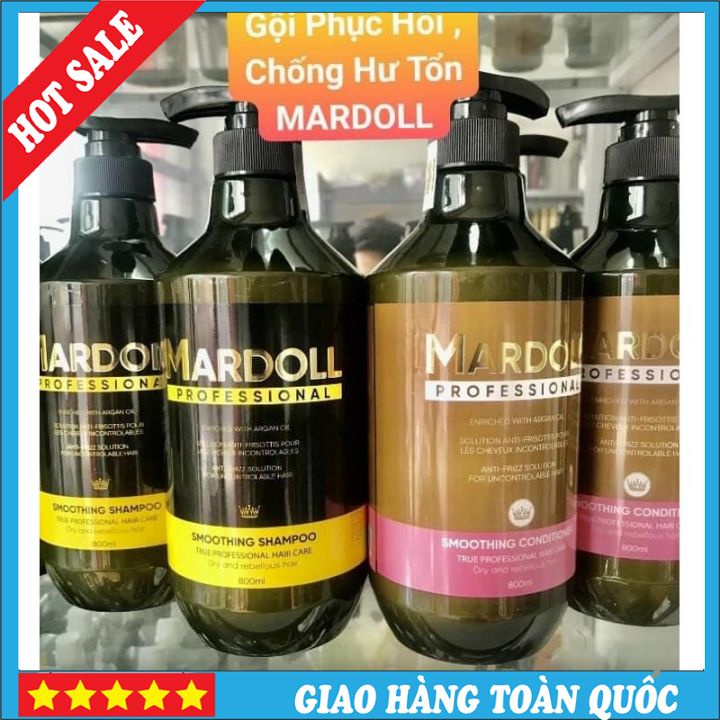 ⭐️⭐️ Cặp Dầu Gội Xả MARDOLL phục hồi tóc  ⭐️⭐️