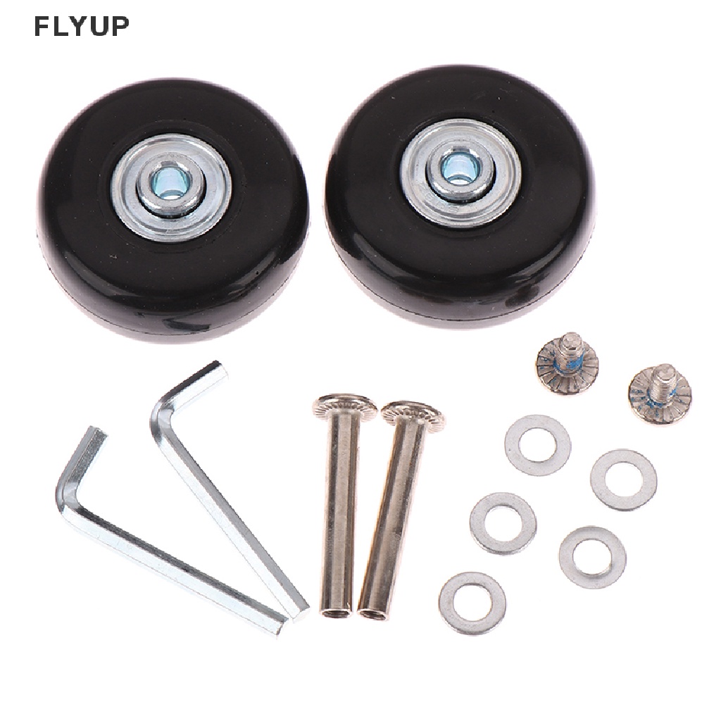 Bánh Xe Vali Hành Lý Thay Thế OD 50mm Trục Sang Trọng + Đinh Vít
