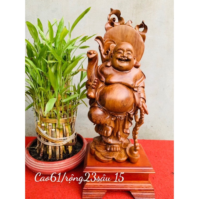 Tượng Phật Di Lạc gỗ Hương Việt giá 1,9tt