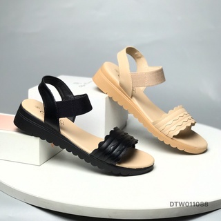 Dép sandal quai hậu nữ quai dập viền sóng, đế chống trượt DTW011088