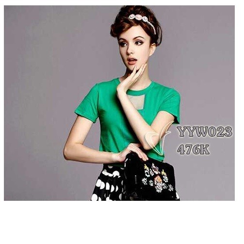 YYW023 -  Set áo và chân váy chấm bi nữ hè hàng nhập