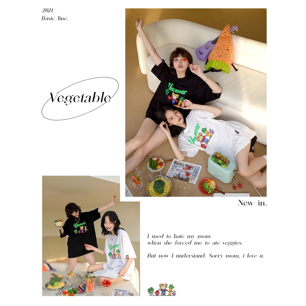 Áo Tee Vegetable ( Trắng ) | BigBuy360 - bigbuy360.vn