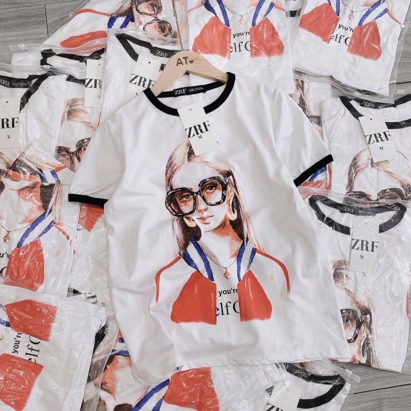( Hàng sẵn) Áo phông zảra xuất xịn nữ mùa hè | BigBuy360 - bigbuy360.vn