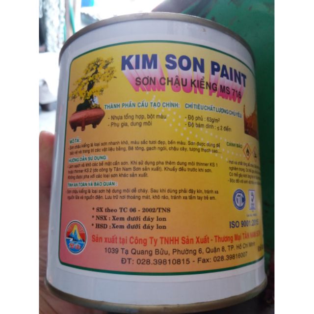 Sơn chậu kiểng cao cấp