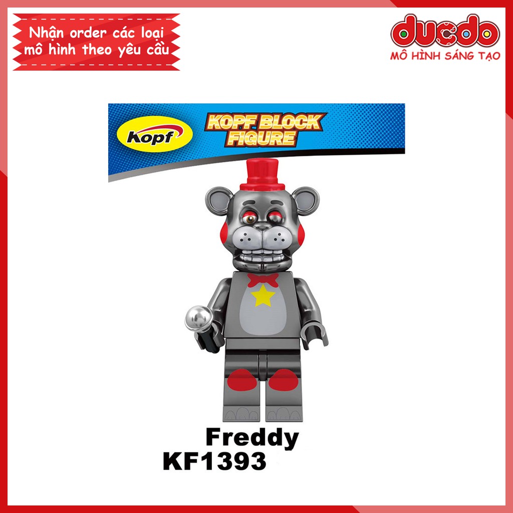 Minifigures các nhân vật trong game Five Nights at Freddy's - Đồ Chơi Lắp Ghép Xếp Hình Mini Mô hình Kopf KF 6122