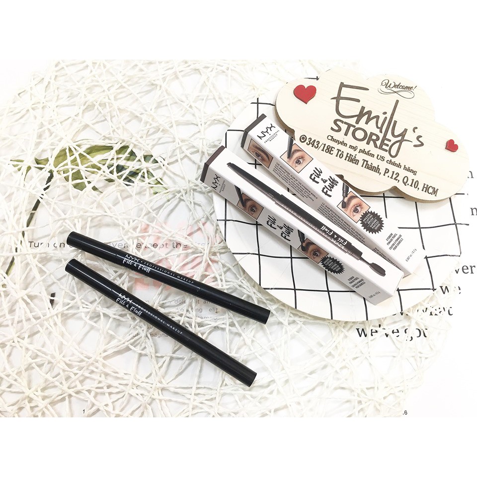 (Thanh lý) Chì kẻ mày NYX Fill Fluff Eyebrow Pomade Pencil