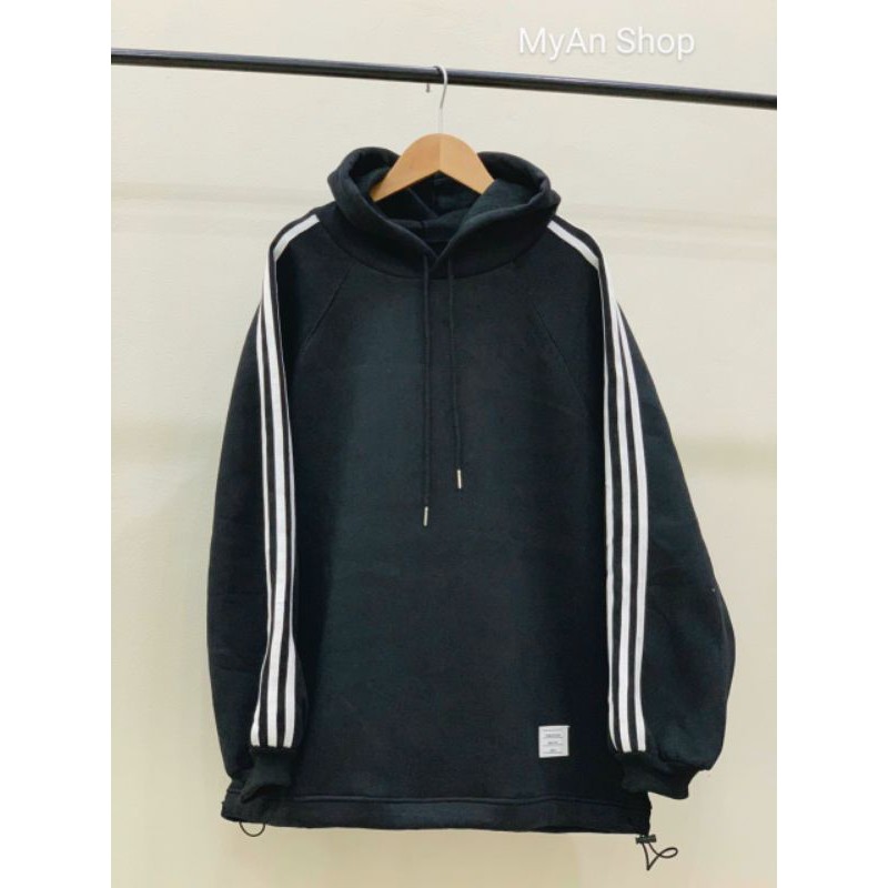 ÁO HOODIE FORM RỘNG 3 SỌC VAI