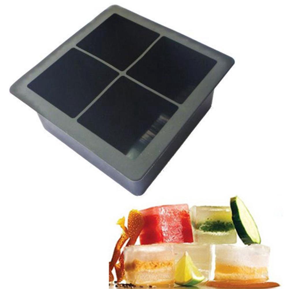 Khay làm đá 4 ô vuông bằng silicon O1B6