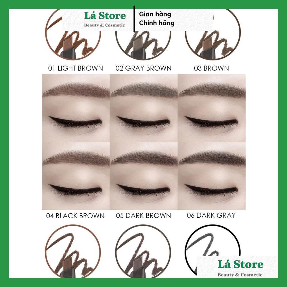 Chì Kẻ Mày 2 Đầu The Face Shop Designing Eyebrow Pencil