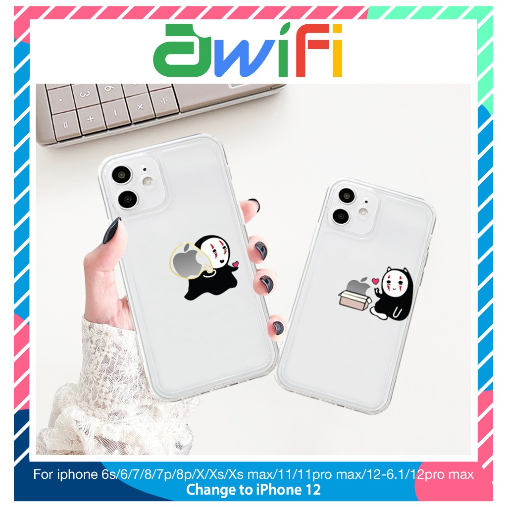 Ốp lưng iphone trong cạnh vuông BVC vô diện 6plus/6splus/7/7plus/8/8plus/x/xr/xs/11/12/pro/max/plus/promax-Awifi F2-2