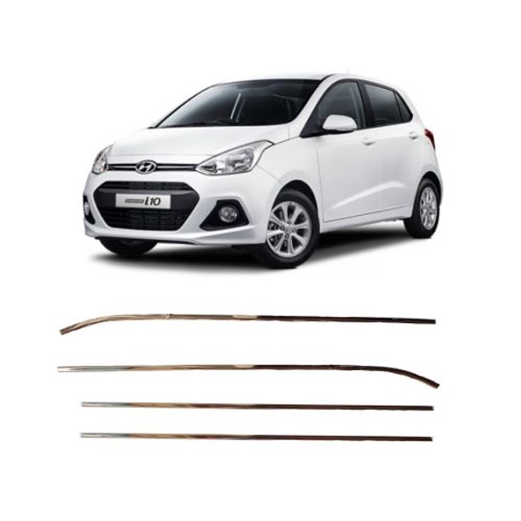 Bộ 4 NẸP CHÂN KÍNH XE GRAND I10 2014-2019