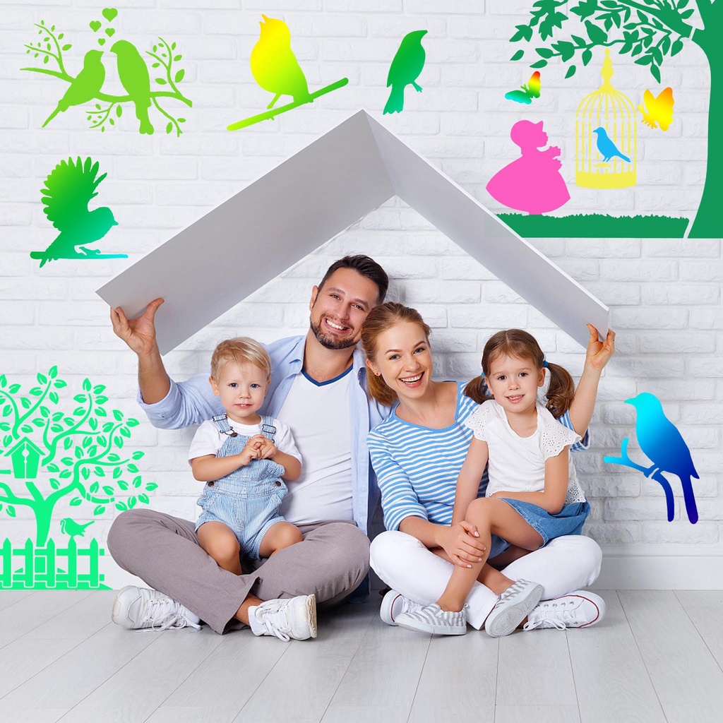 PISTA Khuôn Vẽ Hình Hoa Trang Trí Thủ Công DIY