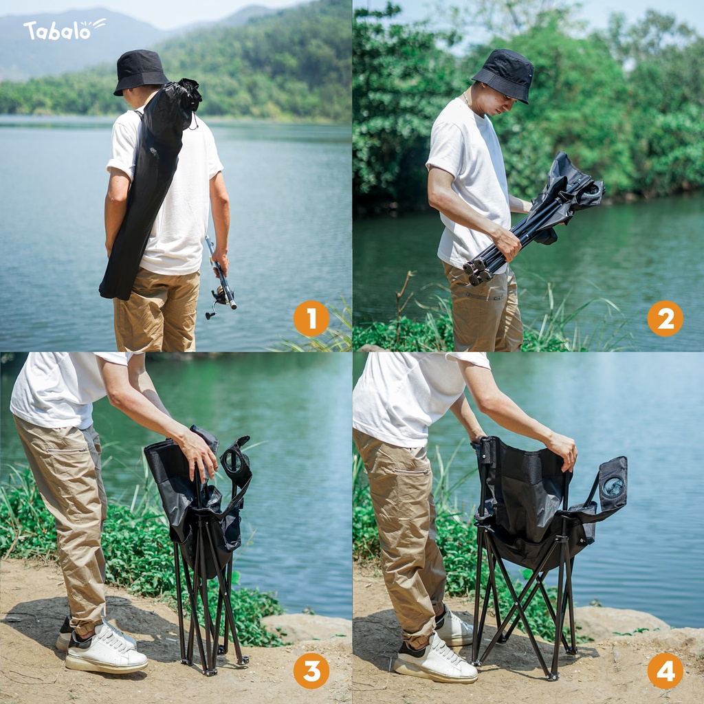 Ghế Xếp Câu Cá Dã Ngoại Tabalo Fishing Chair