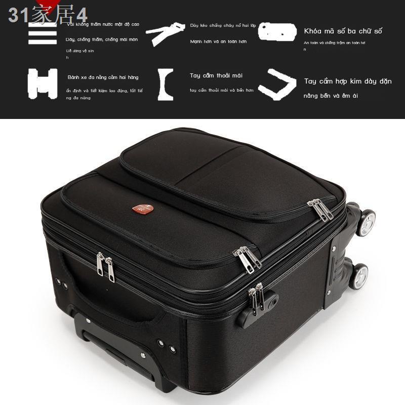 Trường hợp Oxford Budden 18 inch mật khẩu hành lý kinh doanh Unisex Vali nhỏ