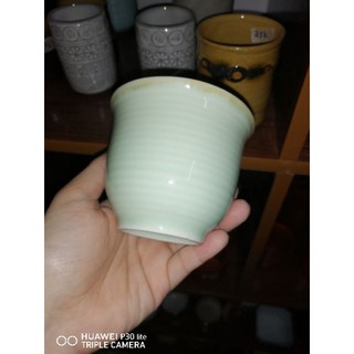 Gốm Nhật Bản  :  Cốc men ngọc trúc