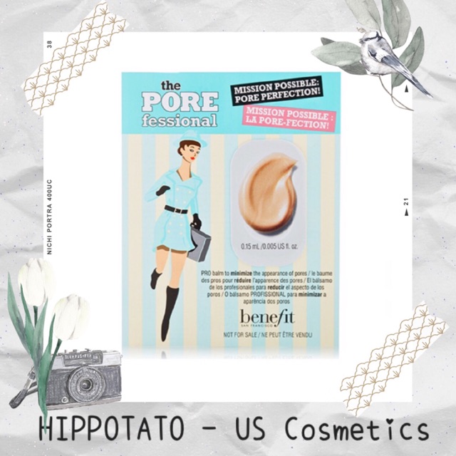 🌷 Benefit Porefessional Face Primer - Kem lót kiềm dầu che lỗ chân lông - Sample