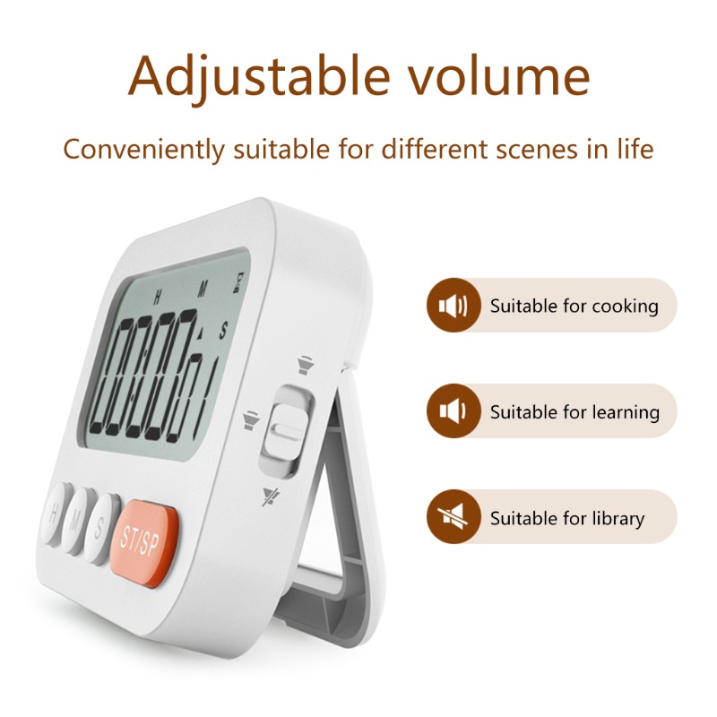 Đồng Hồ Hẹn Giờ Nấu Ăn Kỹ Thuật Số Kèm Giá Đỡ